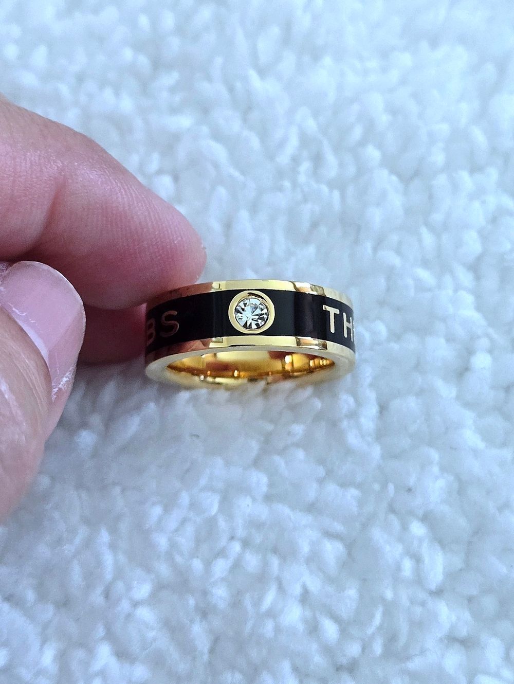 Marc Jacobs The Marc Jacobs Gold💛 and Black🖤 Enamel Ring💍 - NWT
